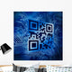 Qr Code Standing Front Wall Mural