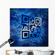 Qr Code Standing Front Wall Mural
