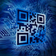 Qr Code Standing Front Wall Mural
