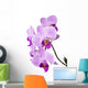 Light purple orchid isolated on white Wall Decal