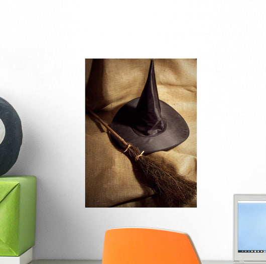 Witch Broom and Hat