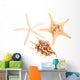 Finger Starfish White Sea Wall Decal