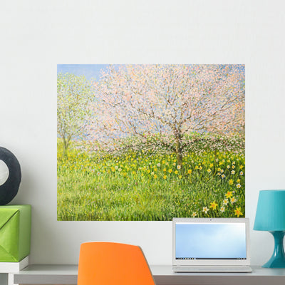 Springtime Impression shown on a wall