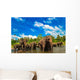 Elephants River Wall Mural