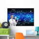 Engineering designing cosmic technology Wall Mural