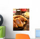 pie (Pierogi, pirogi) and pancake, russian tradition food Wall Mural
