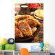 pie (Pierogi, pirogi) and pancake, russian tradition food Wall Mural
