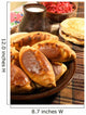 pie (Pierogi, pirogi) and pancake, russian tradition food Wall Mural