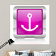 Anchor Pink Square Web Wall Mural