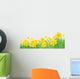Vector Daffodil Flowers Wall Decal