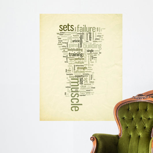 Importance of Sets in Muscle Building Program Wall Mural