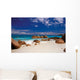 boulders in the sand Wall Mural