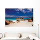 boulders in the sand Wall Mural