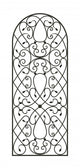 Iron fence with flowers and leaves Wall Decal