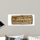 Bouchon Bordeaux Wine Wall Decal