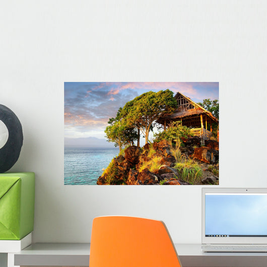 Picturesque Landscape with Hut