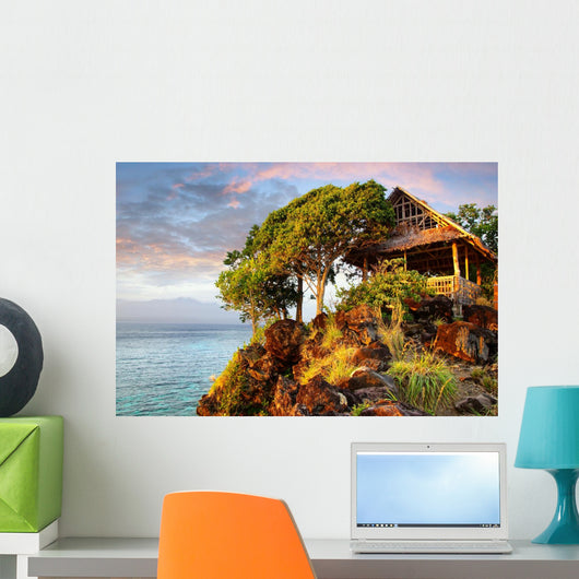 Picturesque Landscape with Hut