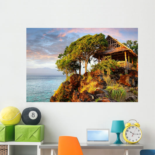 Picturesque Landscape with Hut