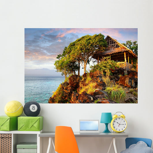 Picturesque Landscape with Hut