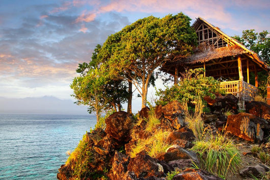 Picturesque Landscape with Hut