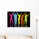 colourful people Wall Mural