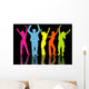colourful people Wall Mural