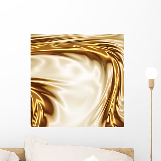 Gold White Drapery Artistic