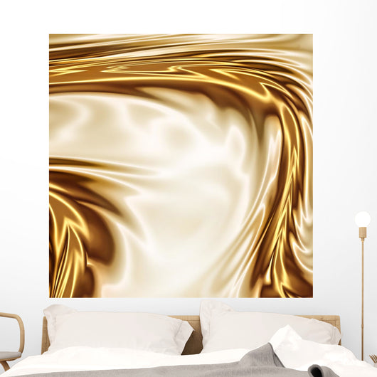 Gold White Drapery Artistic