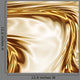 Gold White Drapery Artistic