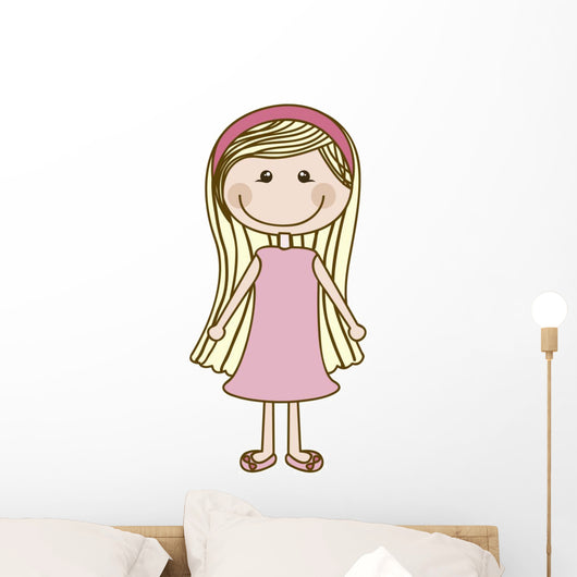 Kid Illustration Wall Mural