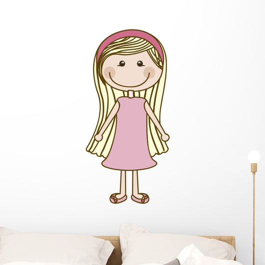 Kid Illustration Wall Mural