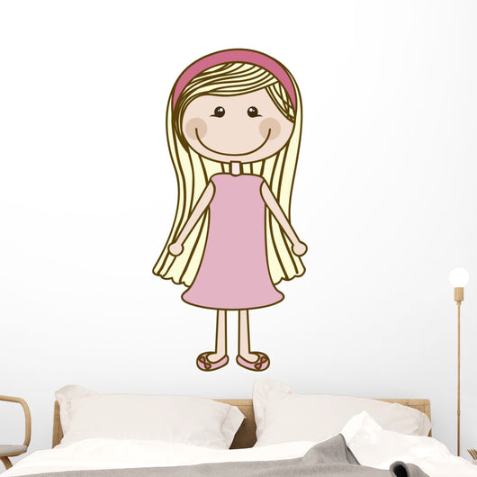 Kid Illustration Wall Mural
