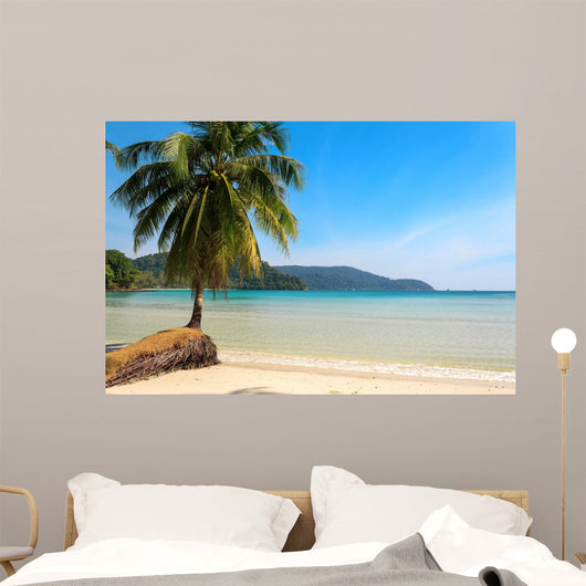 Beautiful Palm Tree Tropical Wall Mural