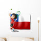 Tennis Player with Chile Wall Mural