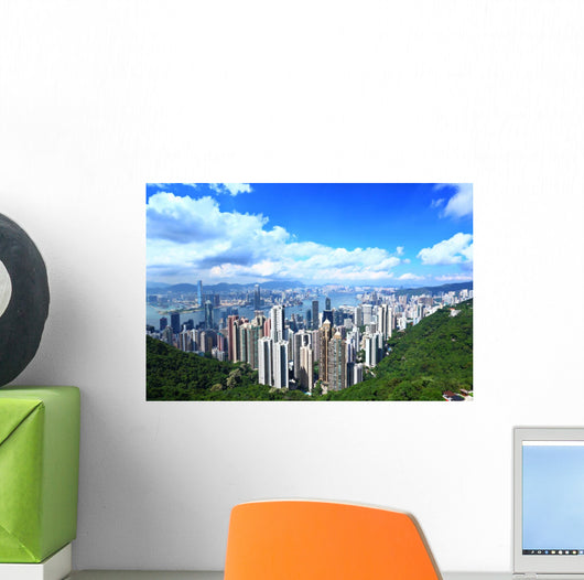 Hong Kong Skyline and Wall Decal
