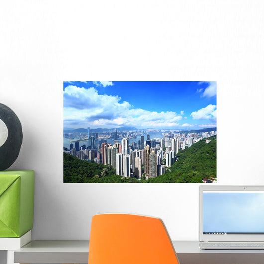 Hong Kong Skyline and Wall Decal