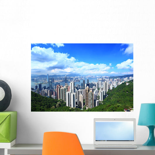 Hong Kong Skyline and Wall Decal