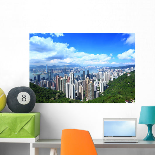 Hong Kong Skyline and Wall Decal