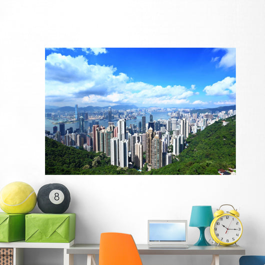 Hong Kong Skyline and Wall Decal
