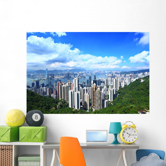 Hong Kong Skyline and Wall Decal