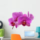 Purple orchid flower Wall Decal