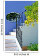 steps of house in spanish pueblo Wall Mural