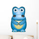 Little Blue Crocodile Wall Decal
