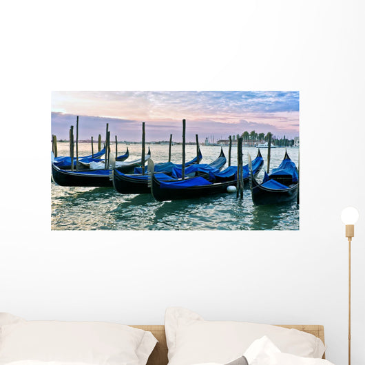 Venetian Gondolas Sunrise