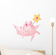 Princess Crown and Magic Wand Wall Decal