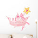 Princess Crown and Magic Wand Wall Decal