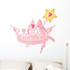 Princess Crown and Magic Wand Wall Decal