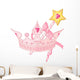 Princess Crown and Magic Wand Wall Decal