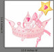 Princess Crown and Magic Wand Wall Decal
