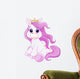 Cute Horse Princess Wall Decal